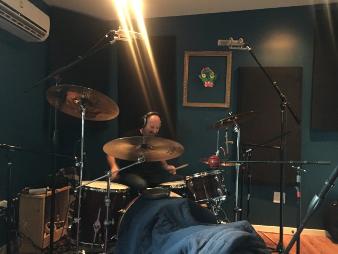 Greg recording "Bobcat"